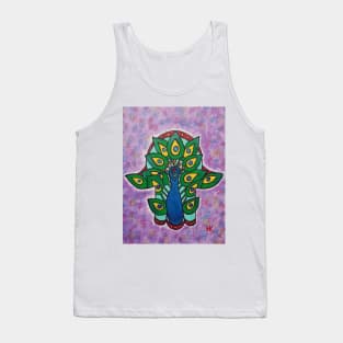 Peacock Hamsa by Harriette Knight Tank Top